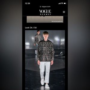 John Richmond 2020 runway python jacket XS 44